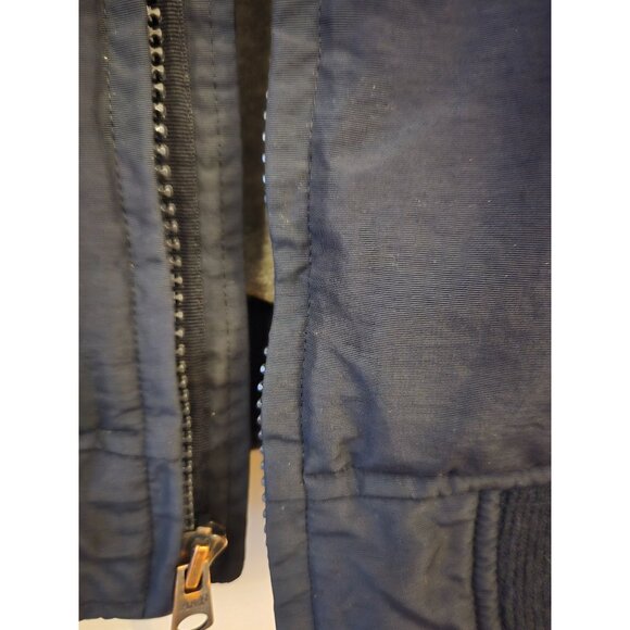 ABERCROMBIE & FITCH STADIUM JUMPER BOMBER JACKETSize Men's M Inside zip pocketC - Picture 8 of 9